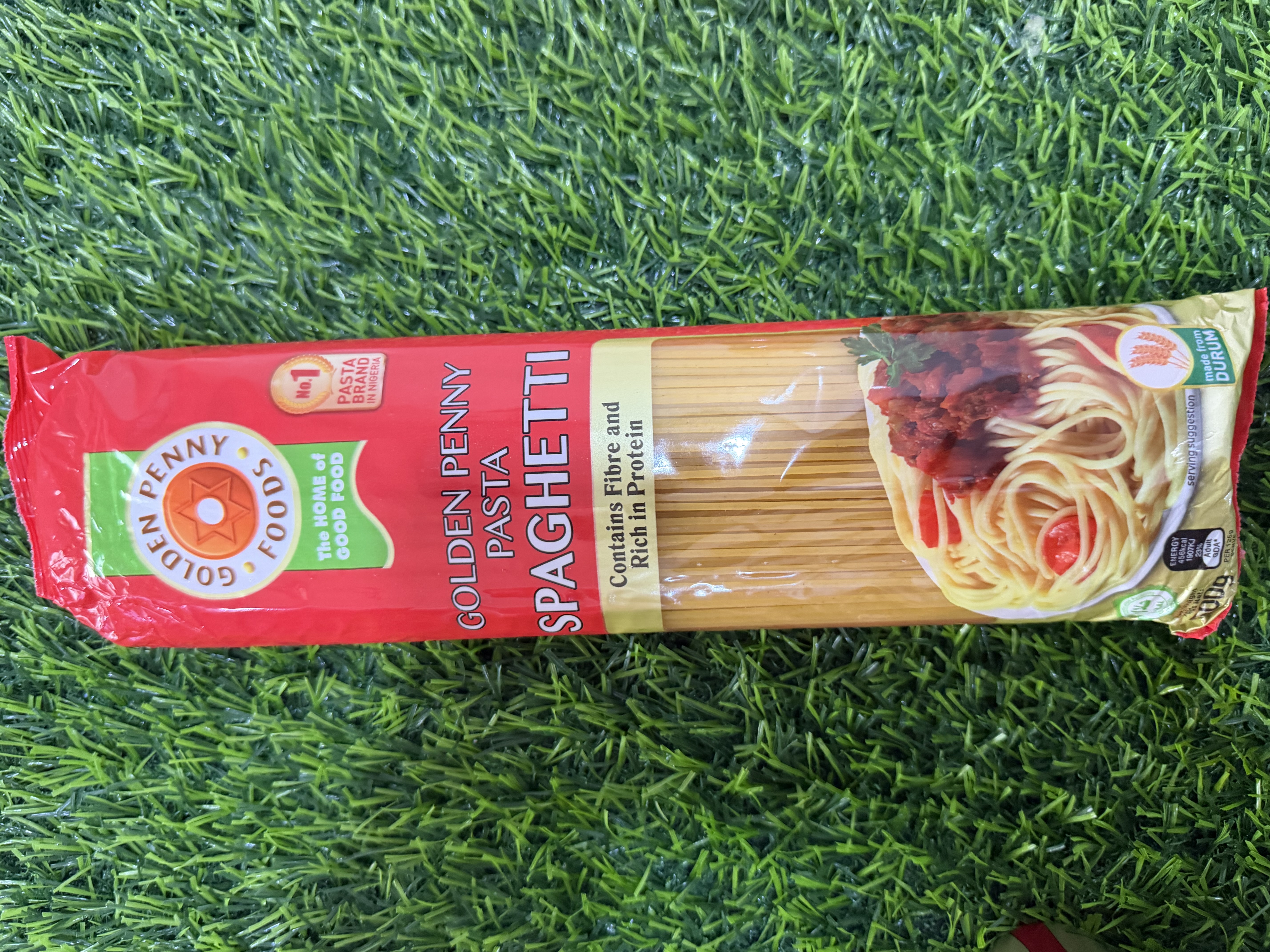 Golden penny spaghetti