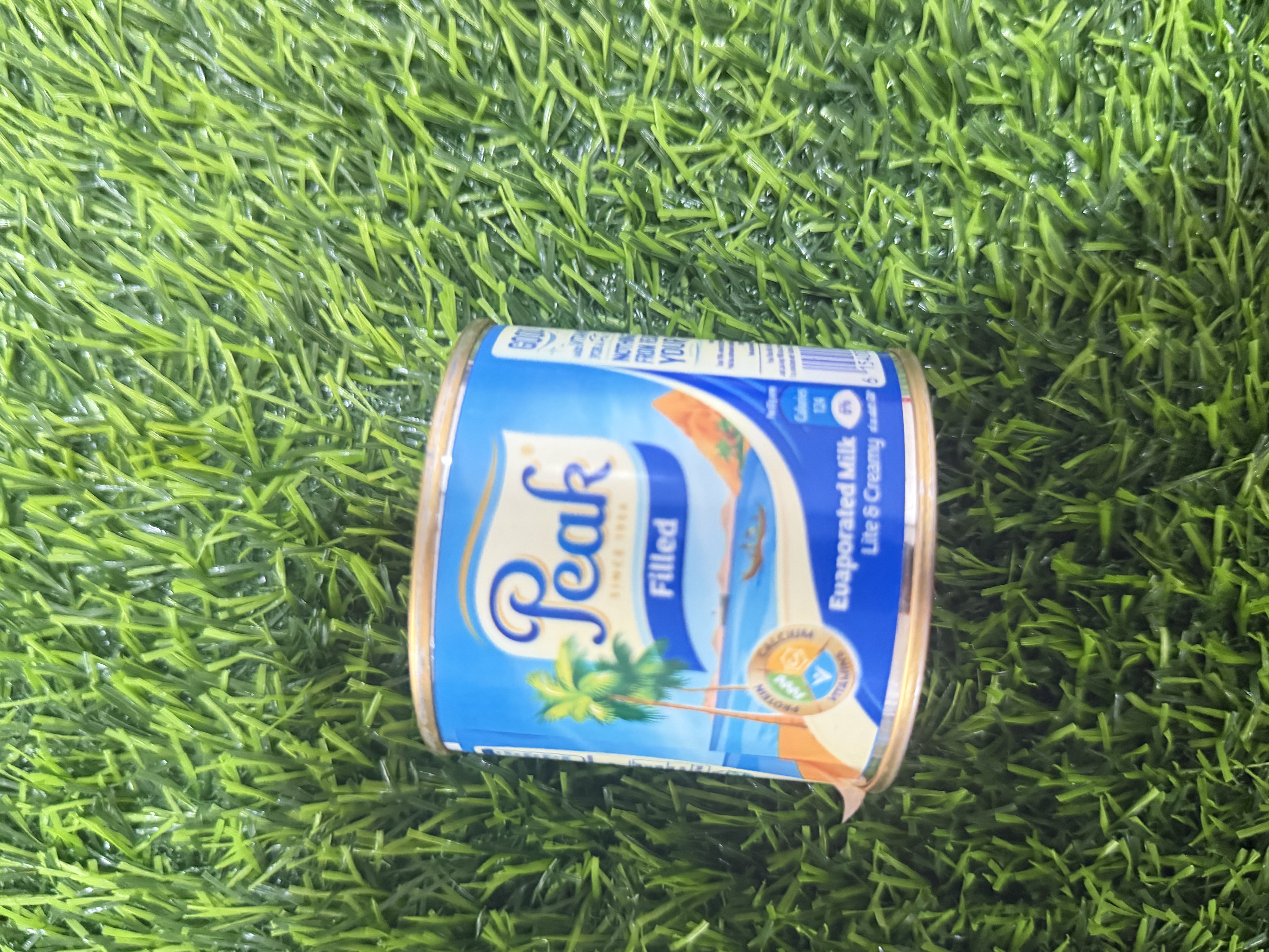 Peak milk tin
