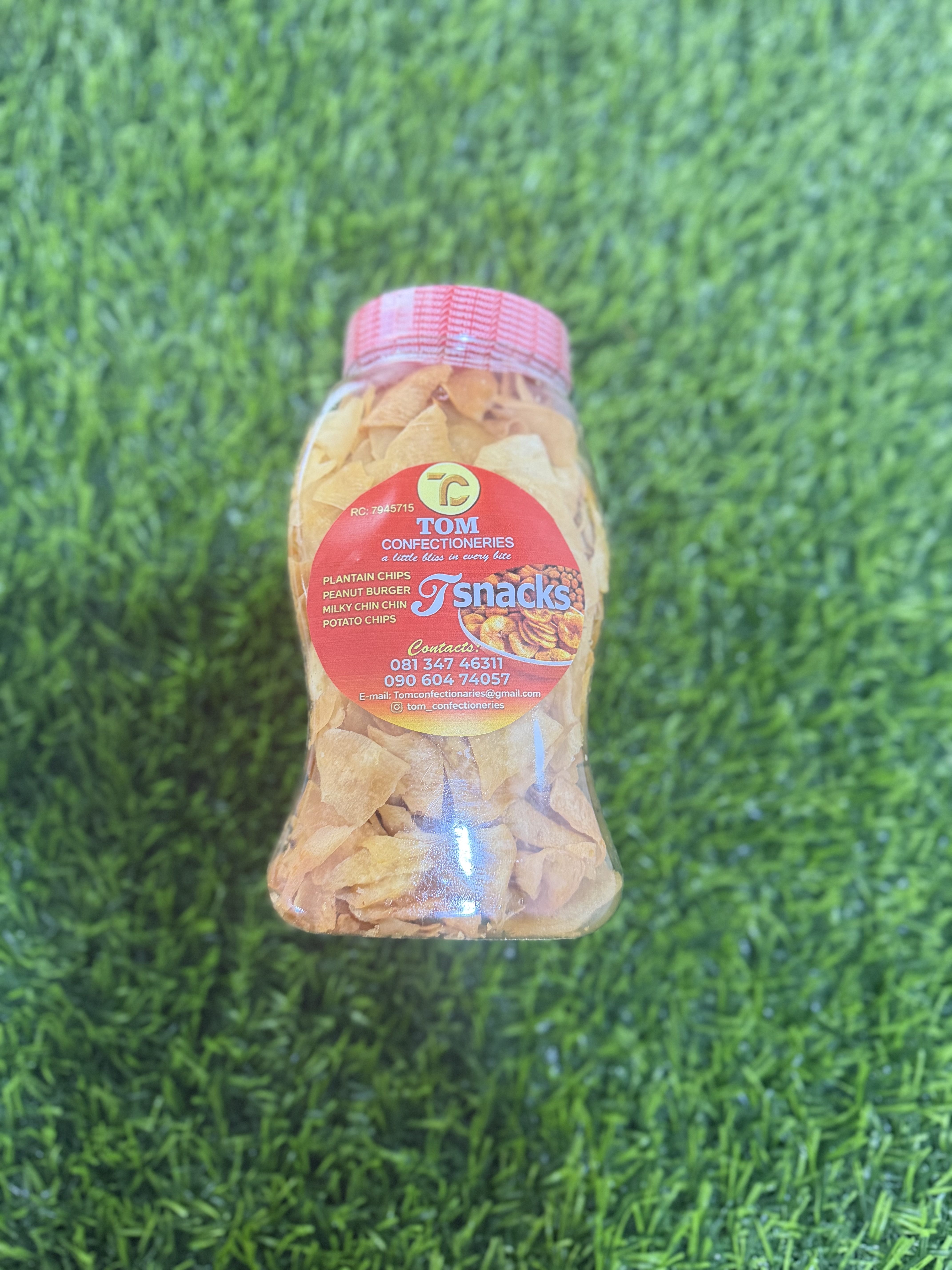 Tom potato chips 750cl