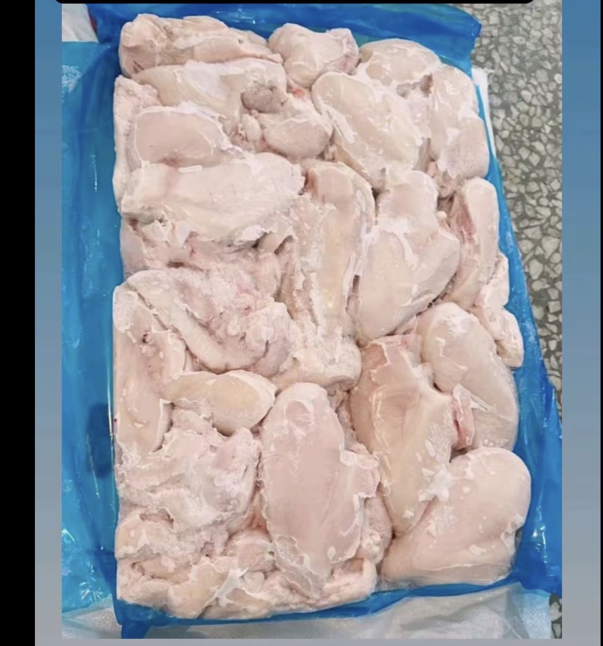 Frozen soft chicken  breast 1kg